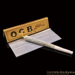 OCB Slim Premium Oro Paper King Size Gold