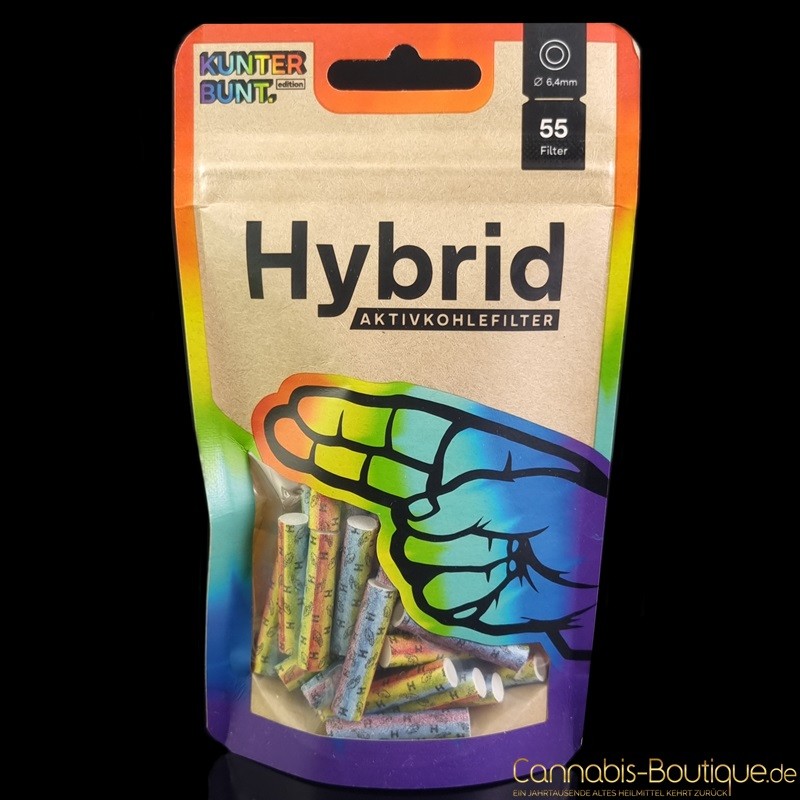 Hybrid Supreme Filter Kunterbunt Edition Rainbow 55 Stück